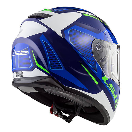 LS2 FF320 Stream Evo Axis Helmet - White / Blue