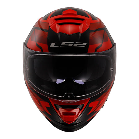 LS2 FF800 Storm II Tracker Helmets - Black / Red 06