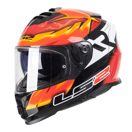 LS2 FF800 Storm Helmets - Rinaldi Replica Orange