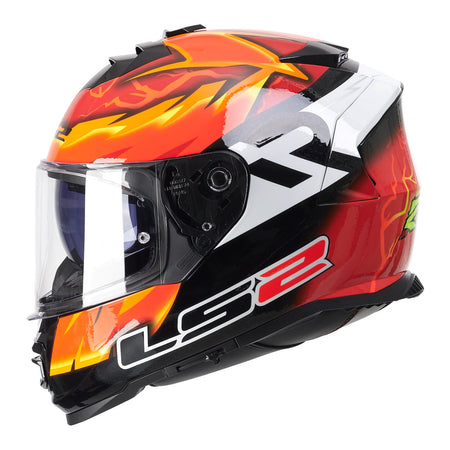 LS2 FF800 Storm Helmets - Rinaldi Replica Orange