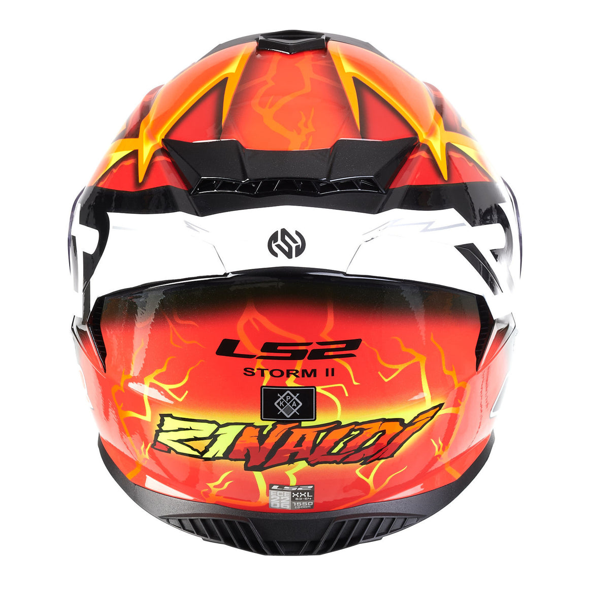 LS2 FF800 Storm Helmets - Rinaldi Replica Orange