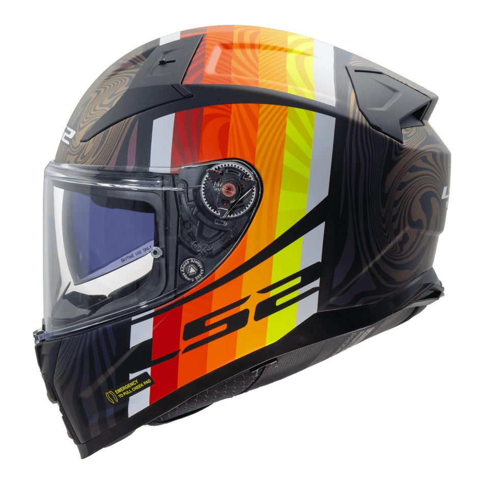 LS2 FF811 Vector II Freedom Helmet  - Matte Black / Chameleon