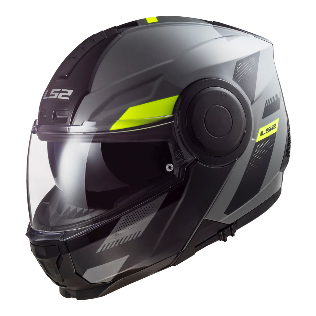 high vis helmet ls2 Helmets Modular Metro V3 (Matte Black / Glossy Hi-Vis Yellow It has a solid detent at the top so it wont drop down when you dont want it to LS2 FF808 Stream 2 Motorcycle