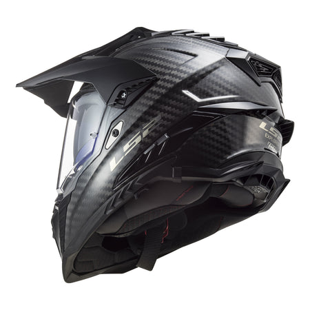 LS2 MX701 Explorer Carbon Solid - Gloss Carbon