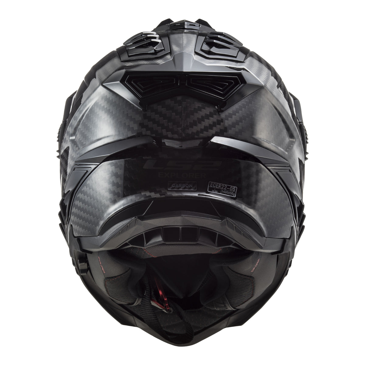 LS2 MX701 Explorer Carbon Solid - Gloss Carbon
