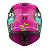 LS2 MX706J COZ Junior Gorilla Helmet - Gloss Purple 06