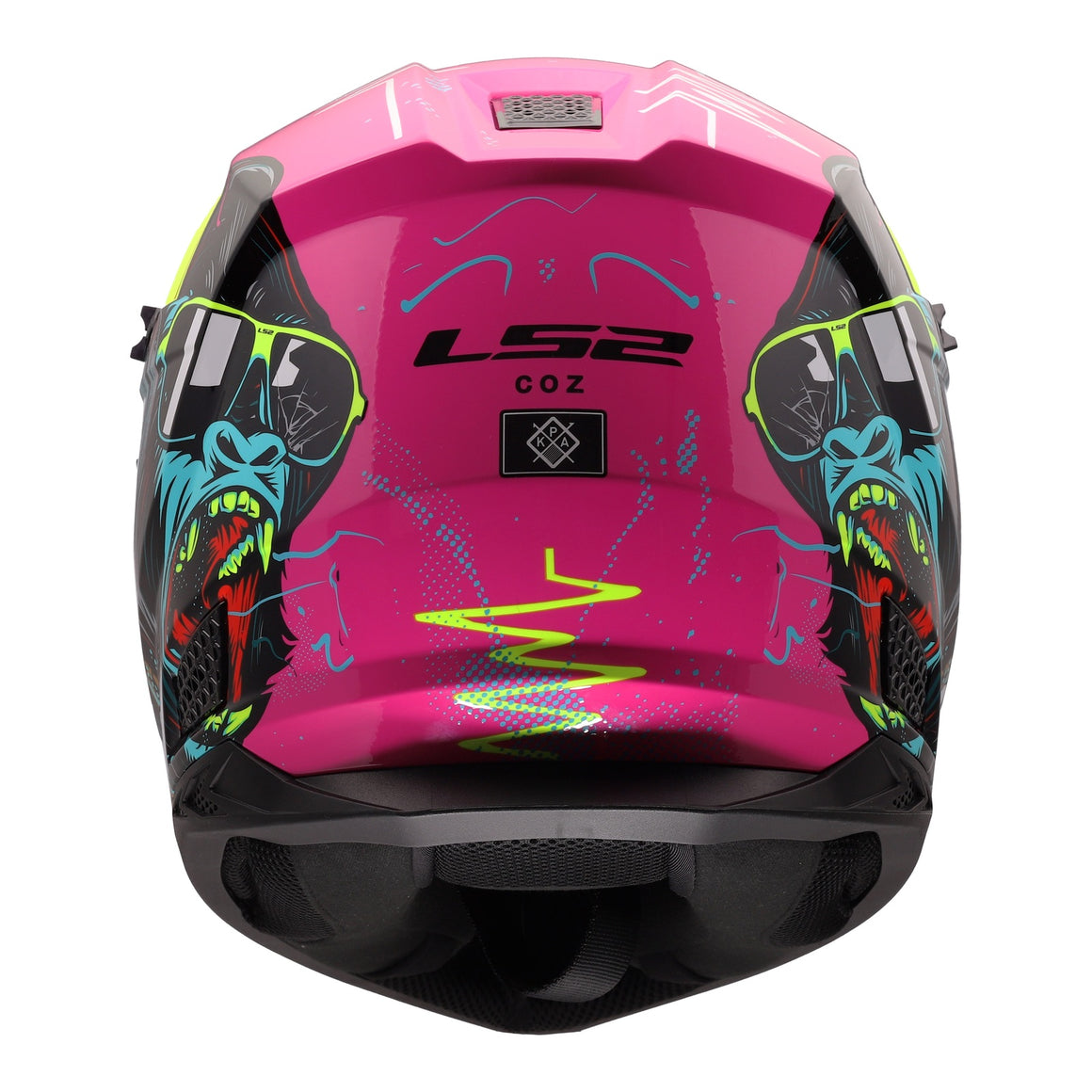 LS2 MX706J COZ Junior Gorilla Helmet - Gloss Purple