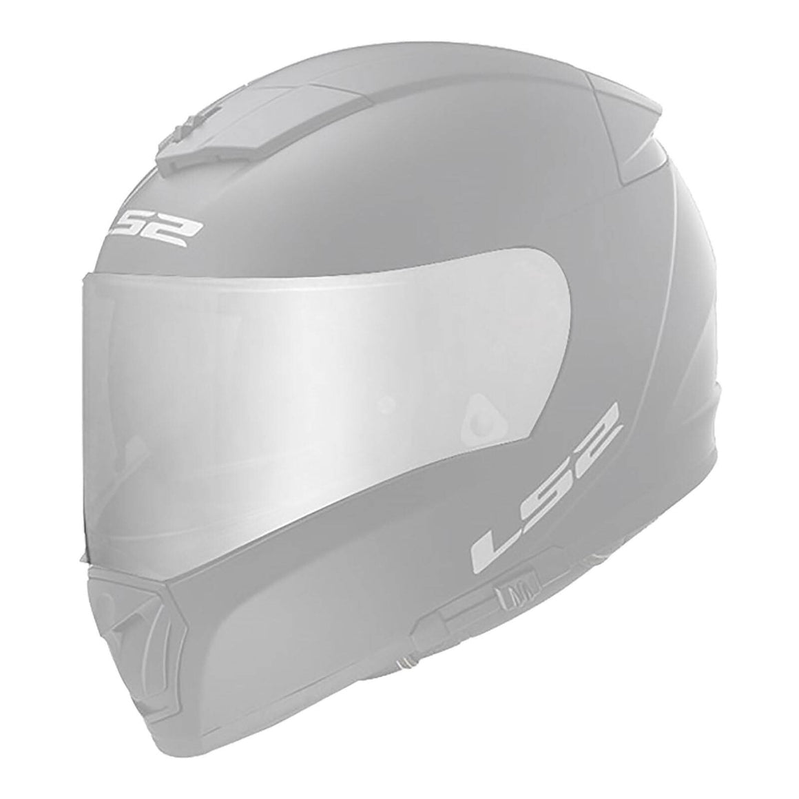LS2 FF396 / FF385 / FF392 Visor - Silver (Pinlock Ready)