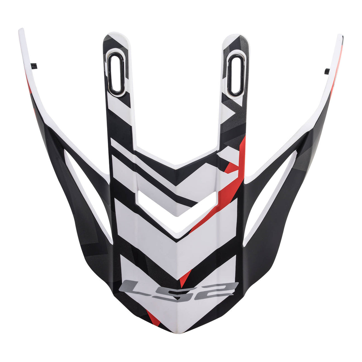 LS2 MX436 Pioneer Peak - Xtreme Matte Black / White / Red