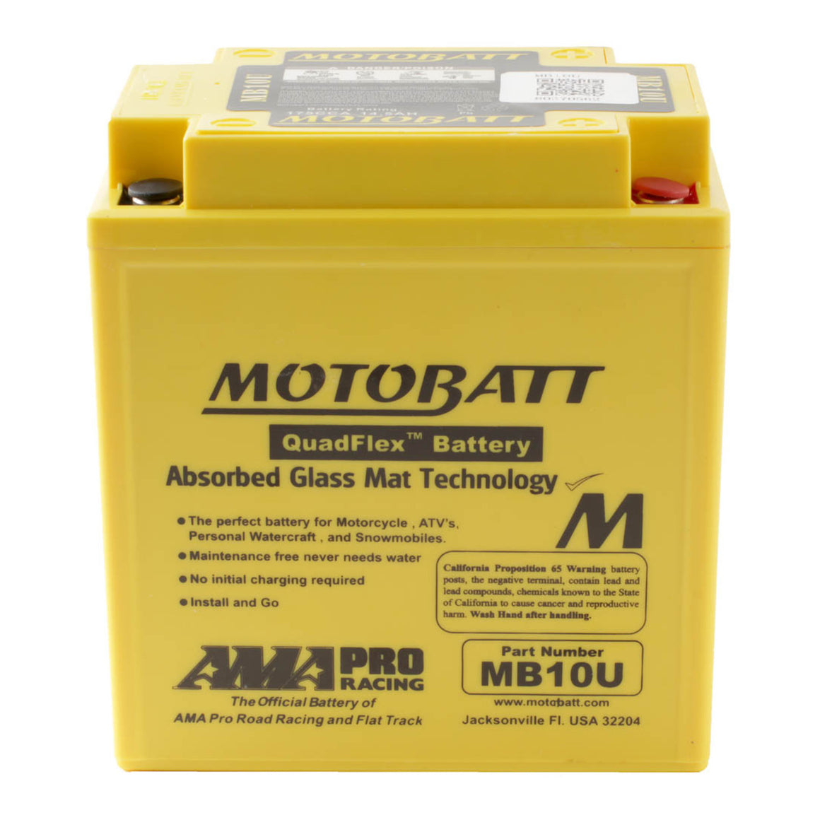 Motobatt Battery Quadflex AGM - MB10U