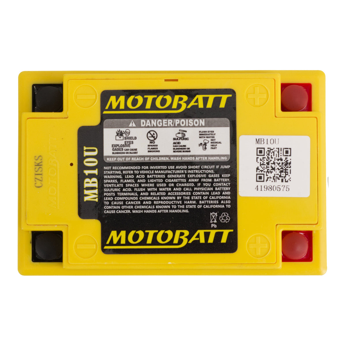 Motobatt Battery Quadflex AGM - MB10U