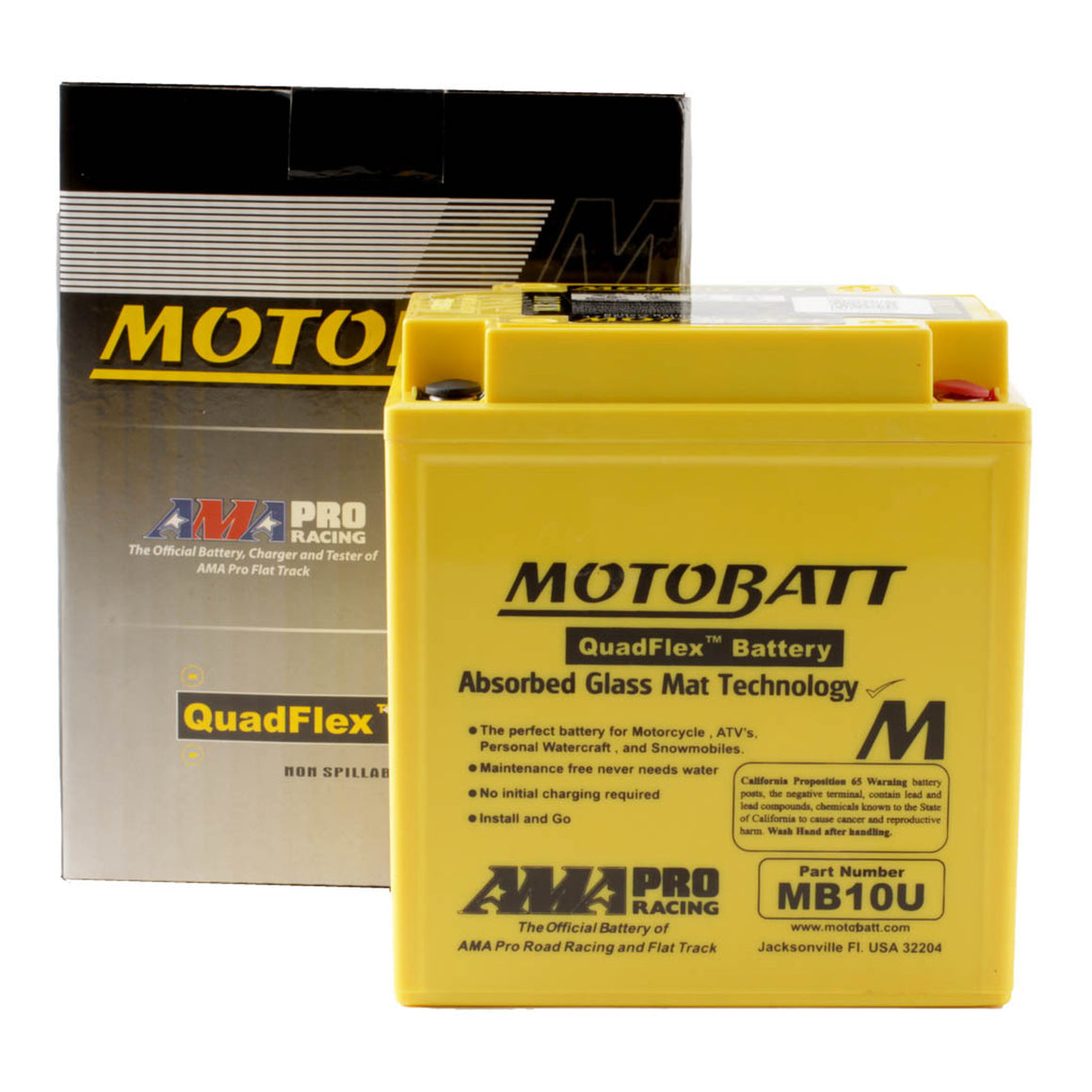 Motobatt Battery Quadflex AGM - MB10U