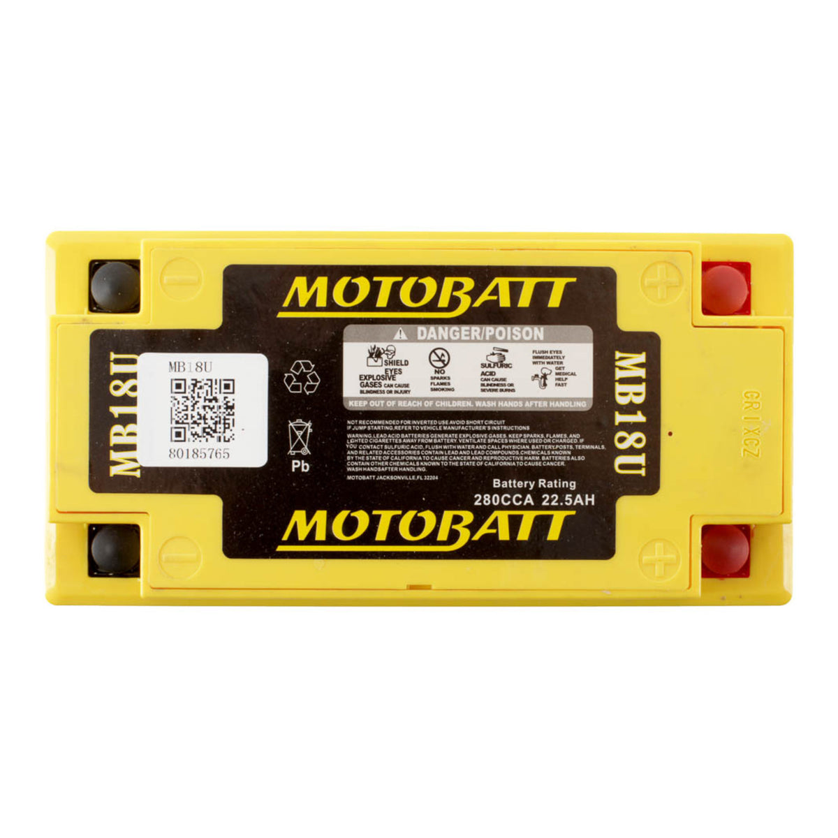Motobatt Battery Quadflex AGM - MB18U
