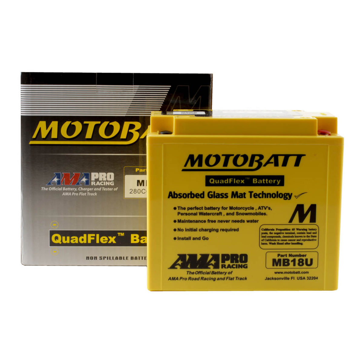 Motobatt Battery Quadflex AGM - MB18U