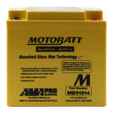 Motobatt Battery Quadflex AGM - MB51814