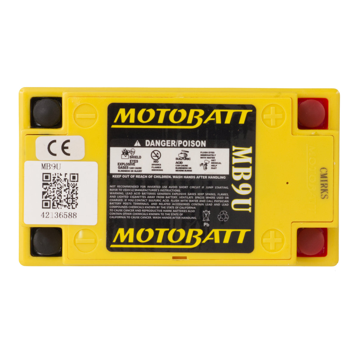 Motobatt Battery Quadflex AGM - MB9U