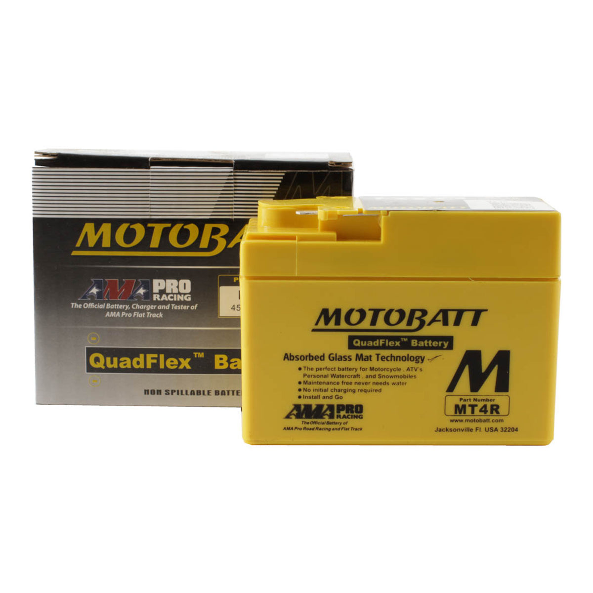 Motobatt Battery Quadflex AGM - MBMT4R