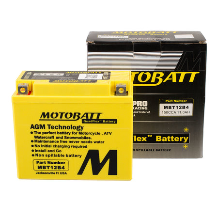 Motobatt Battery Quadflex AGM - MBT12B-4