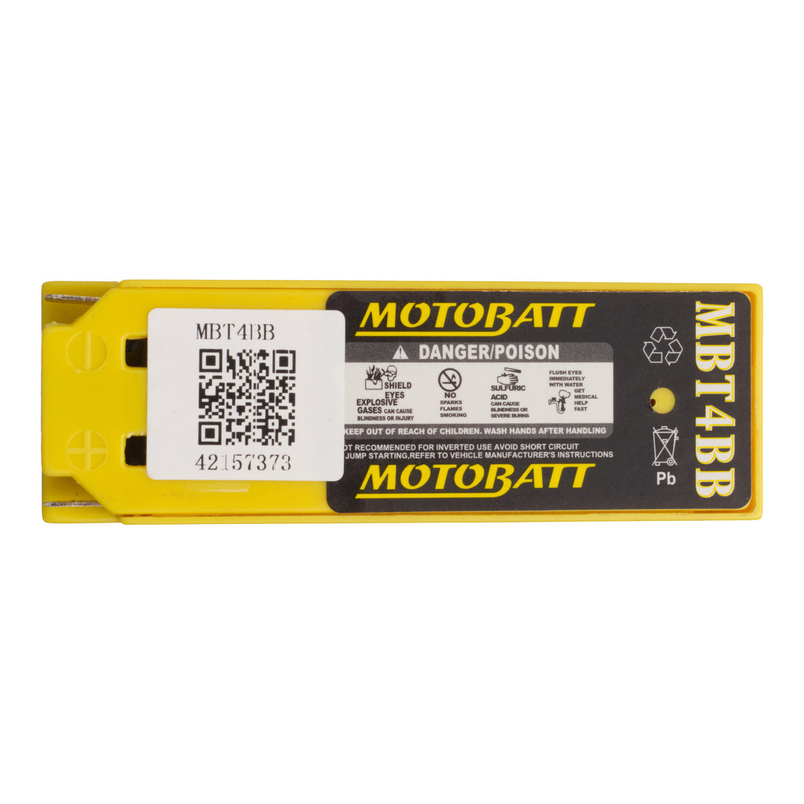 Motobatt Battery Quadflex AGM - MBT4BB