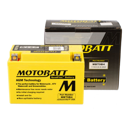 Motobatt Battery Quadflex AGM - MBT9B4