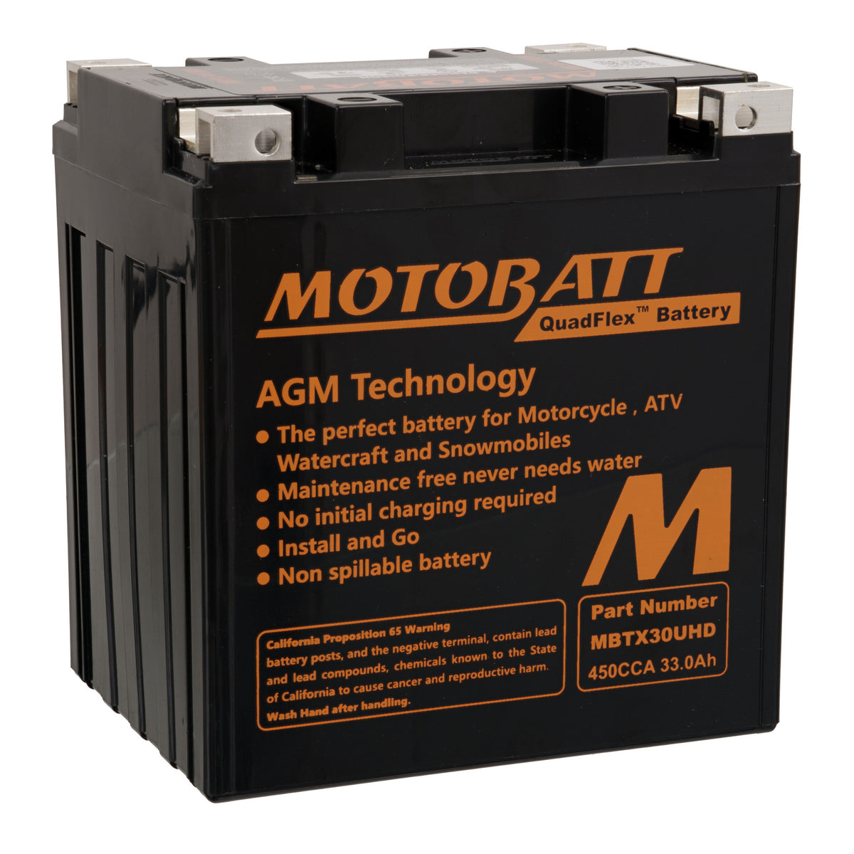 Motobatt Battery Quadflex AGM - MBTX30UHD