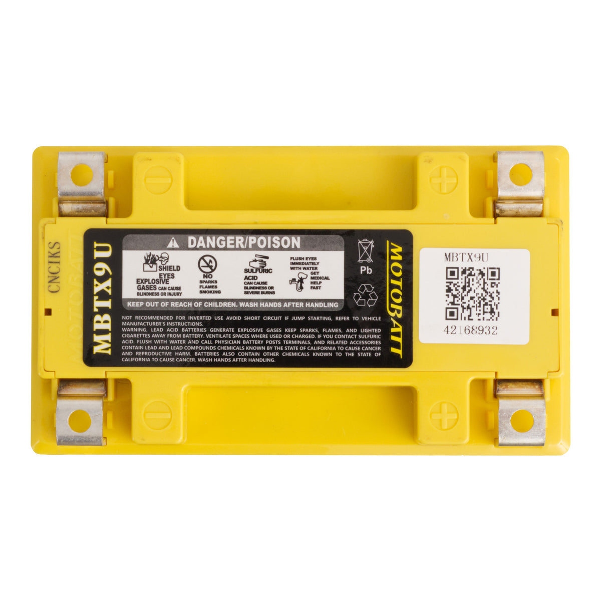 Motobatt Battery Quadflex AGM - MBTX9U