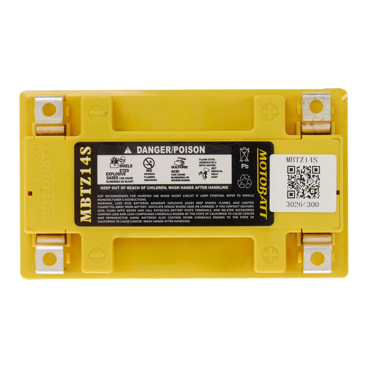 Motobatt Battery Quadflex AGM - MBTZ14S