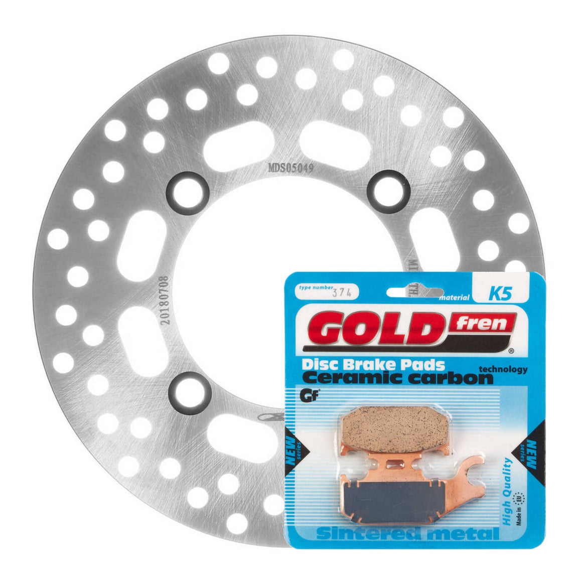 Brake Disc & Pad Front Kit - Suzuki LTA500X,LTA750X - Right