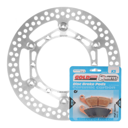 Brake Disc & Pad Front Kit - Yamaha YZ250 '01-'07