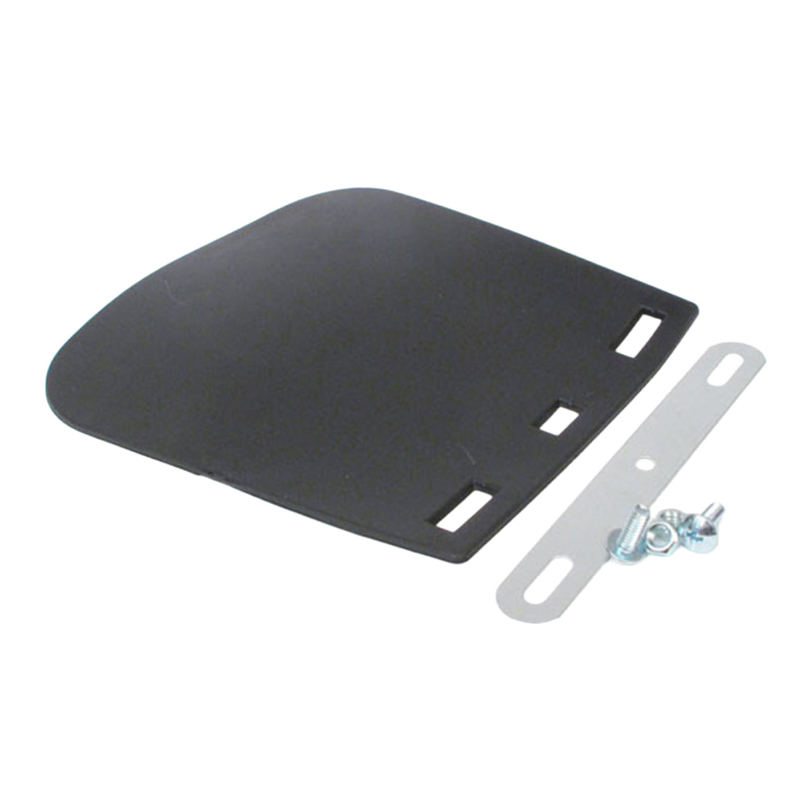 Whites Mud Flap - Black PVC (Large)