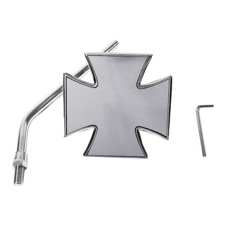 Whites Mirror - Maltese Cross 10mm Fitting