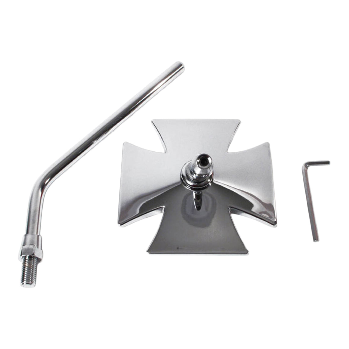 Whites Mirror - Maltese Cross 10mm Fitting