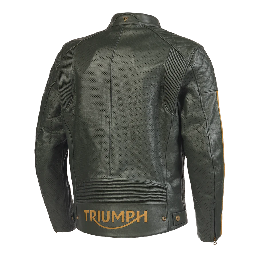 Triumph BRADDAN AIR RACE JACKET IN RACING GREEN