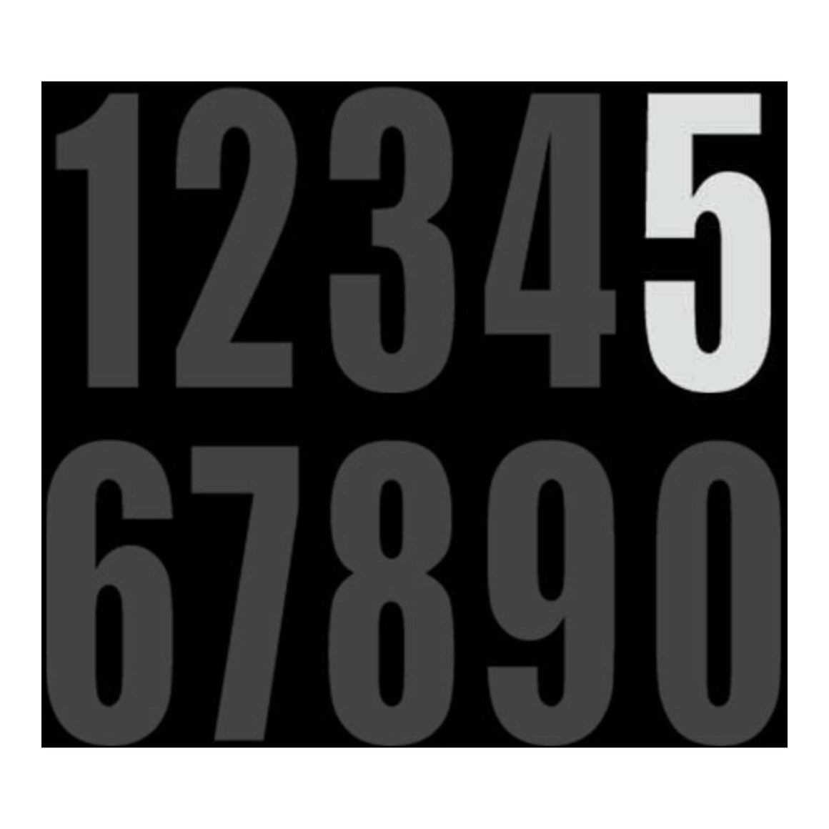 DRC Motion Standard Number MX3 White 5