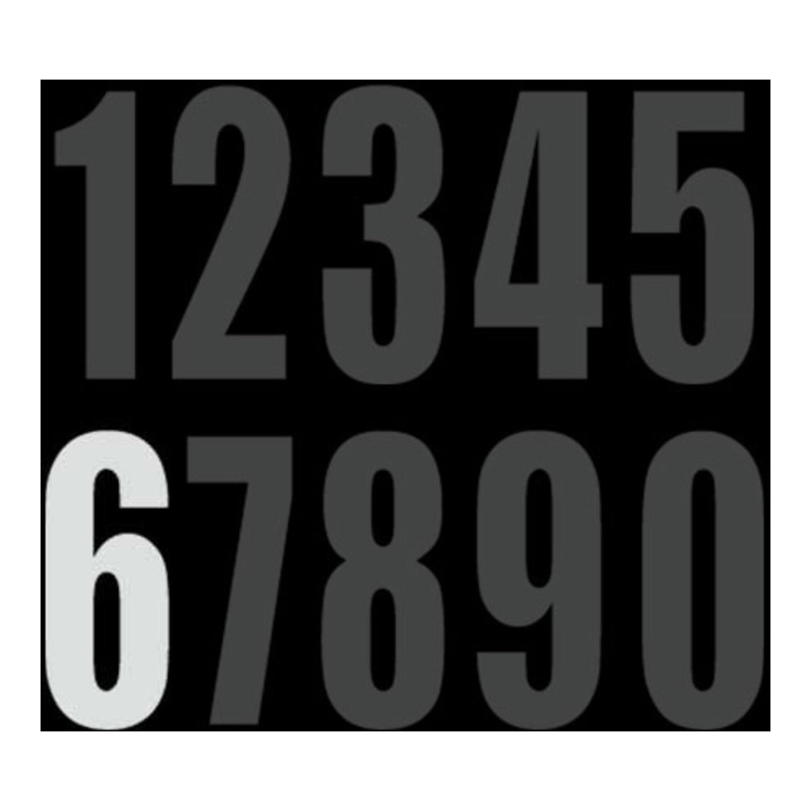 DRC Motion Standard Number MX3 White 6