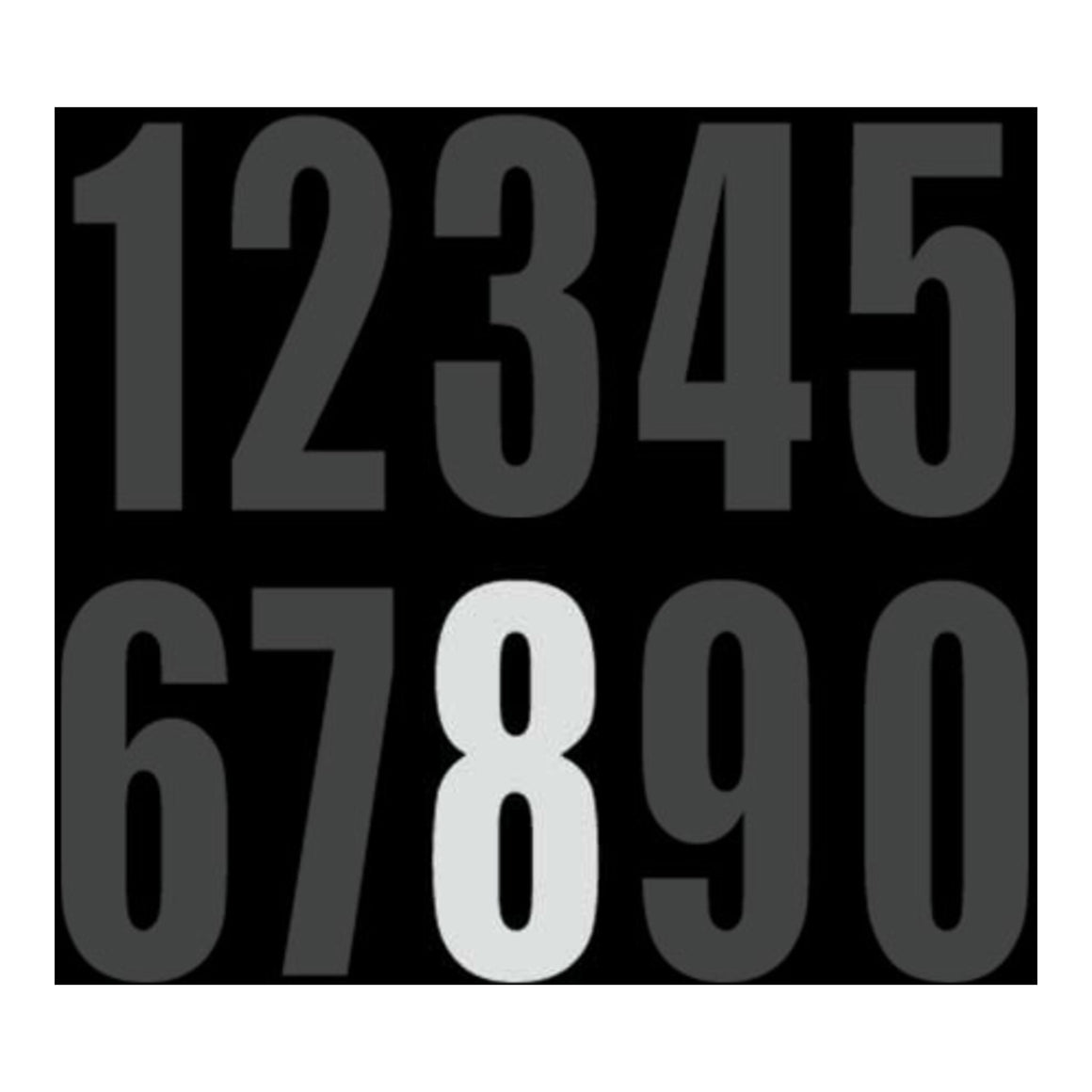 DRC Motion Standard Number ED3 White 8