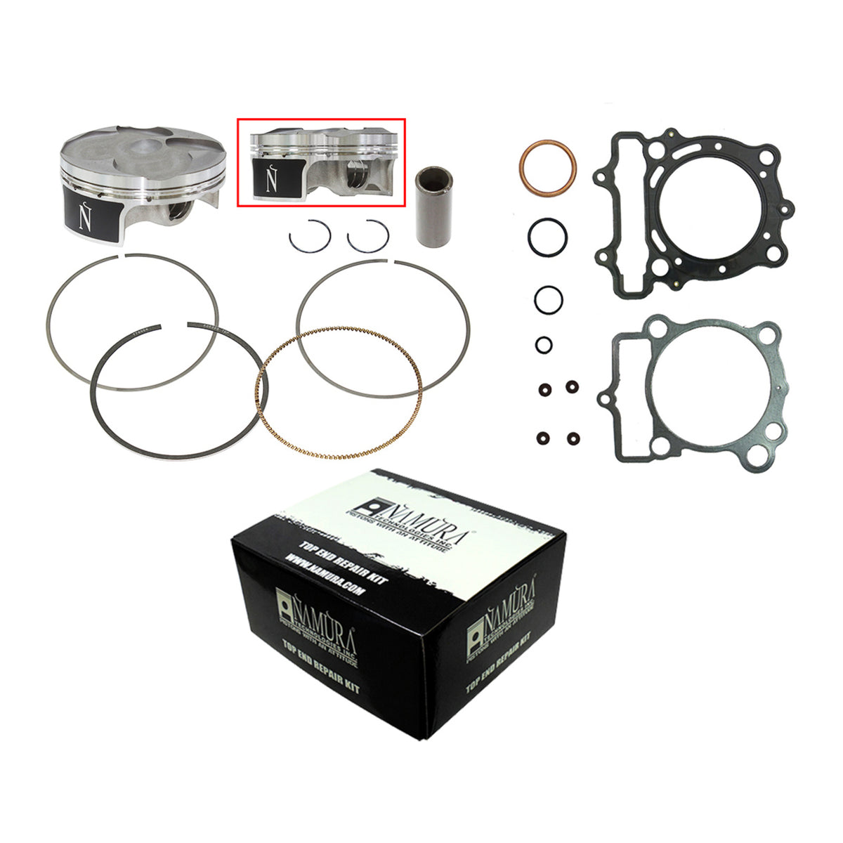 Namura Top End Rebuild Kit - 76.97mm (+0.01)
