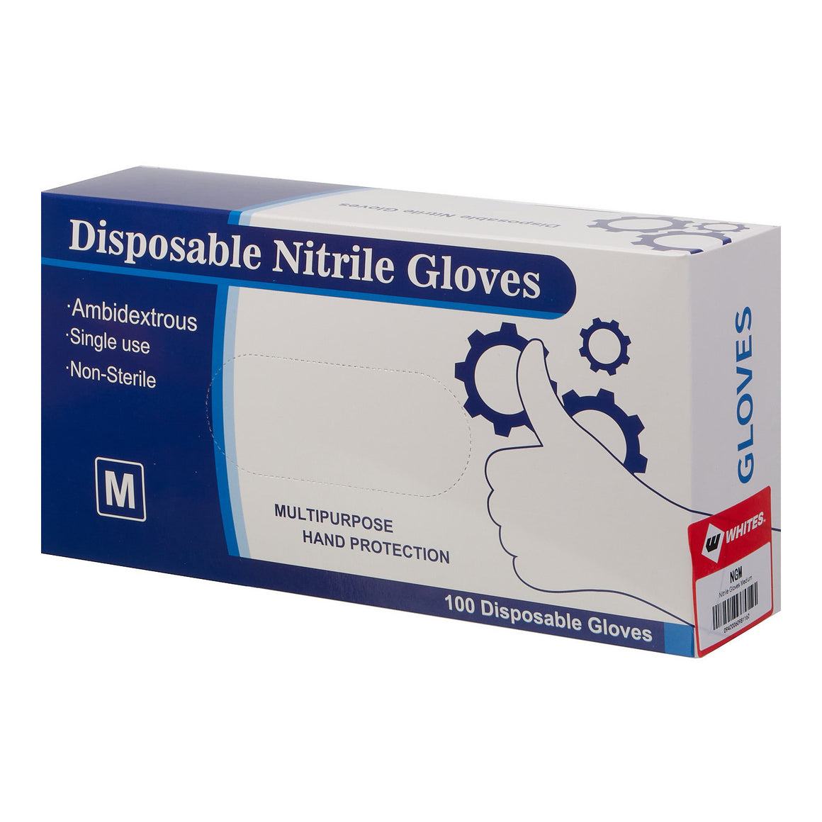 Whites Nitrile Gloves