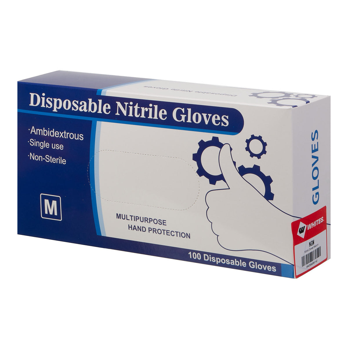 Whites Nitrile Gloves