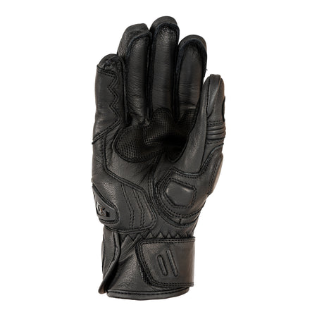 Oxford Cypher 1.0 Short Leather Men's Glove - Stealth Black