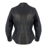 Oxford Ladies Beckley Leather Jacket - Black