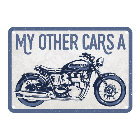 Oxford Garage Metal Sign: My Other Car’s A