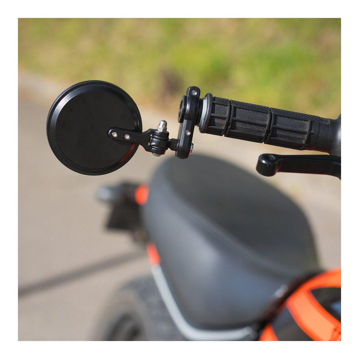 Oxford Fold Away Mirror - Black - PAIR