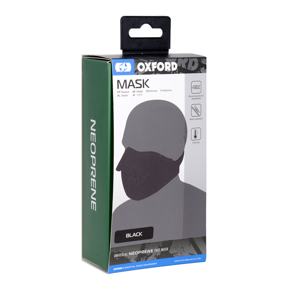 Oxford Neoprene Face Mask - Black