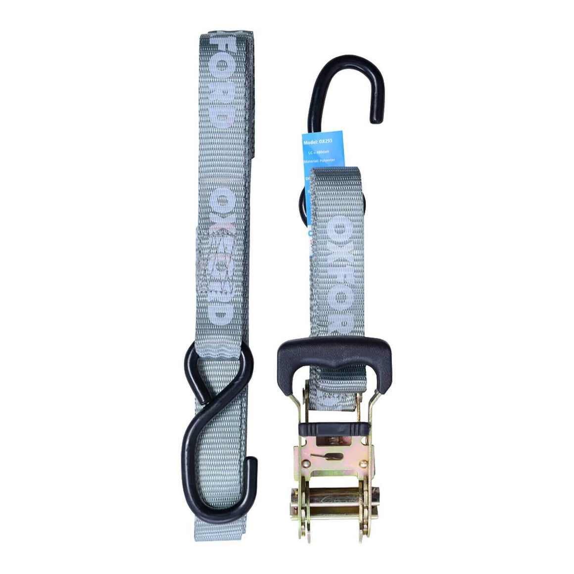 Oxford Straps 3 - HD Tie Downs - 196kg Ratchet