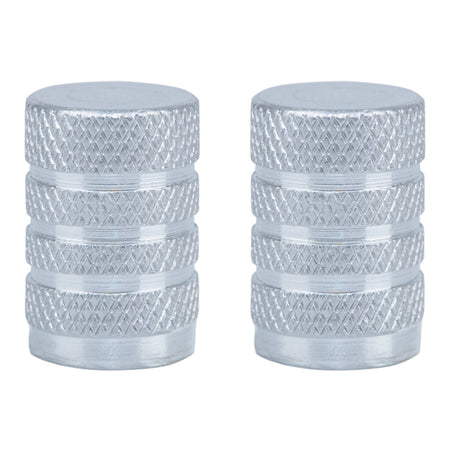 Oxford Gripper Valve Caps - Silver