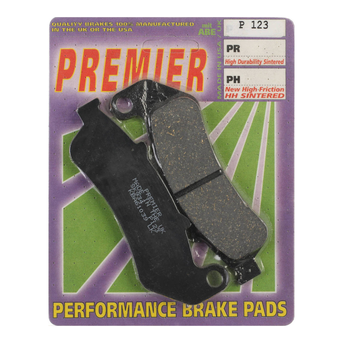 Premier Brake Pads - P Organic Standard