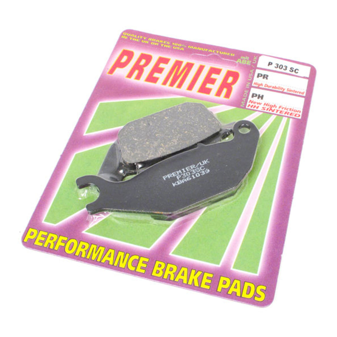 Premier Brake Pads - P-SC Organic Scooter