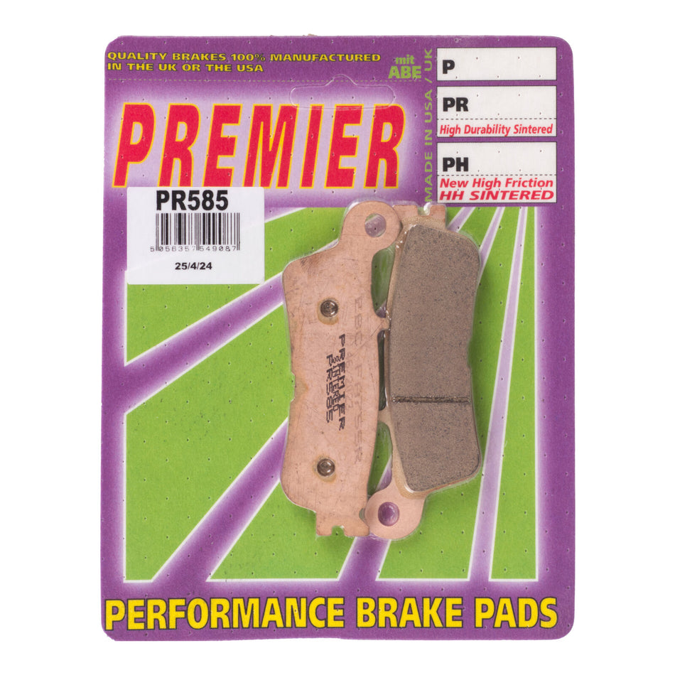 Premier Brake Pads Full Sintered MX YZ/WR 250/450