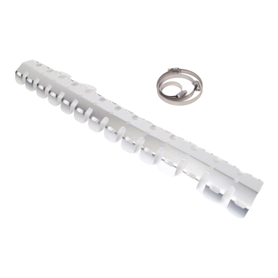 WHITES HEAD PIPE GUARD W/CLAMP - SIL